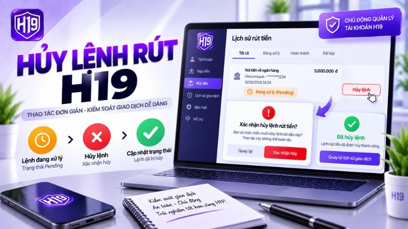 Hủy Lệnh Rút Tiền H19 – Điều Kiện & Cách Kiểm Tra